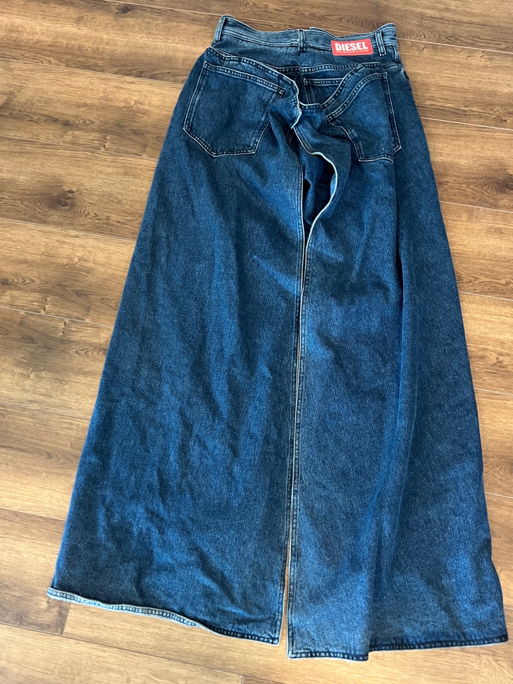 Diesel 1/1 “Double Denim” Indigo Blue Jeans x Shayne Oliver